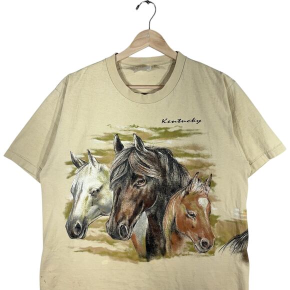 Vintage Kentucky Horse Tee L - Picture 2 of 7